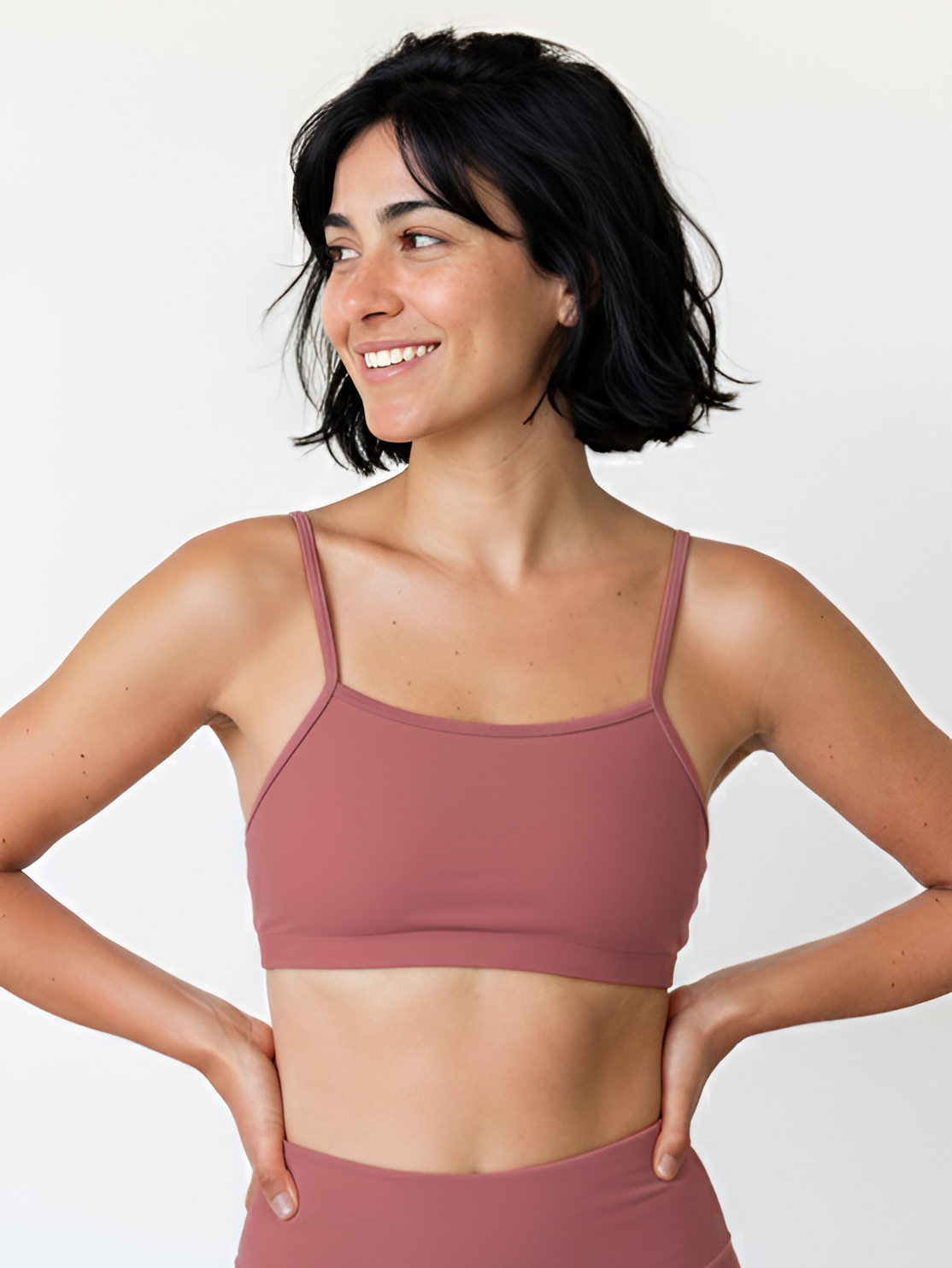 טופ HEAT - ורוד חמרה