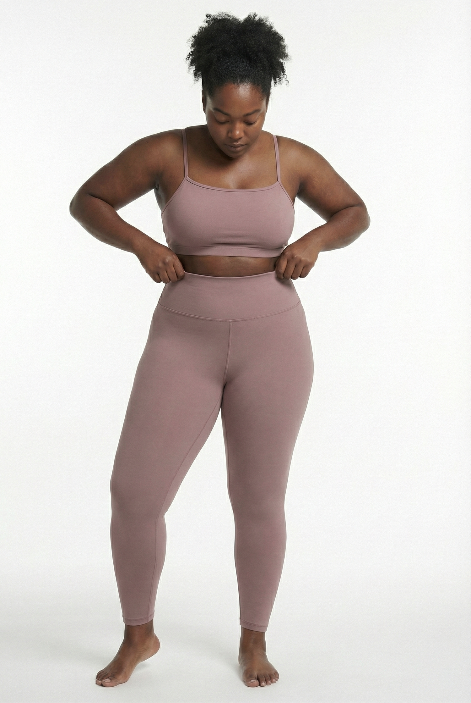 טייץ ארוך HEAT - לילך