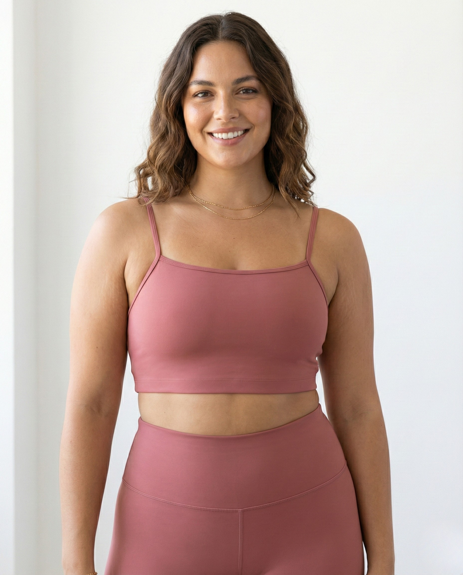 טופ HEAT - ורוד חמרה