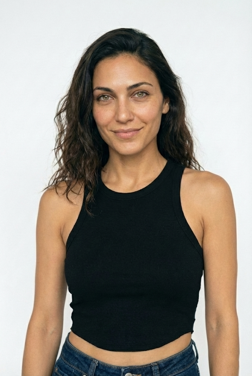 גופיית קרופ TCZ - שחור