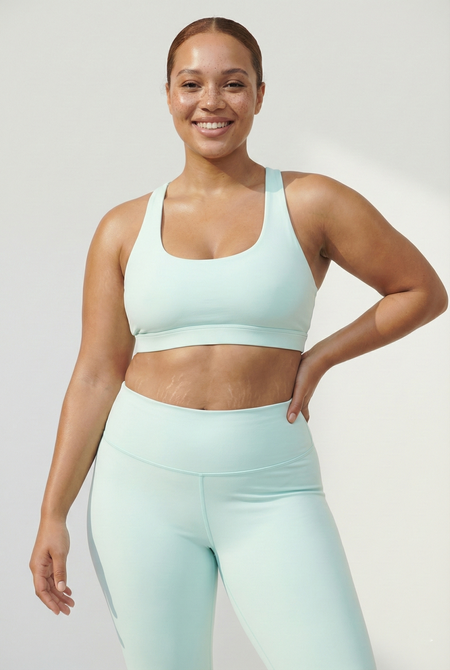 טופ POWER - תכלת