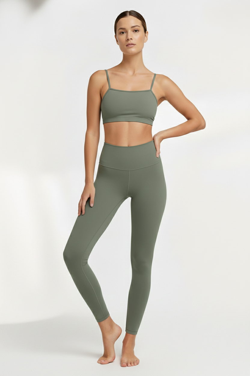 טייץ ארוך HEAT - ירוק קקטוס