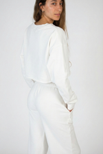 חולצת פוטר לבנה קרופ