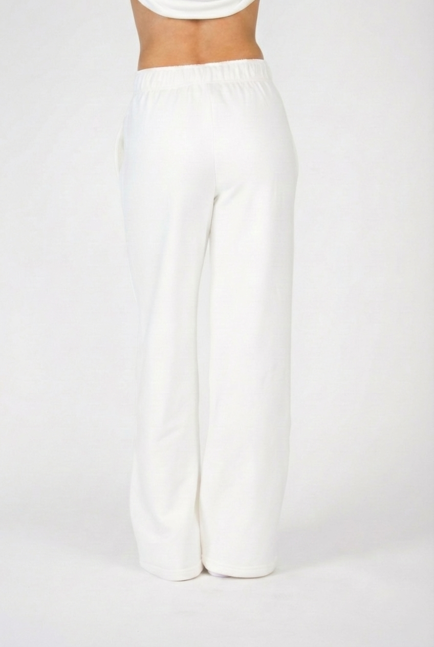מכנסי פוטר בצבע לבן